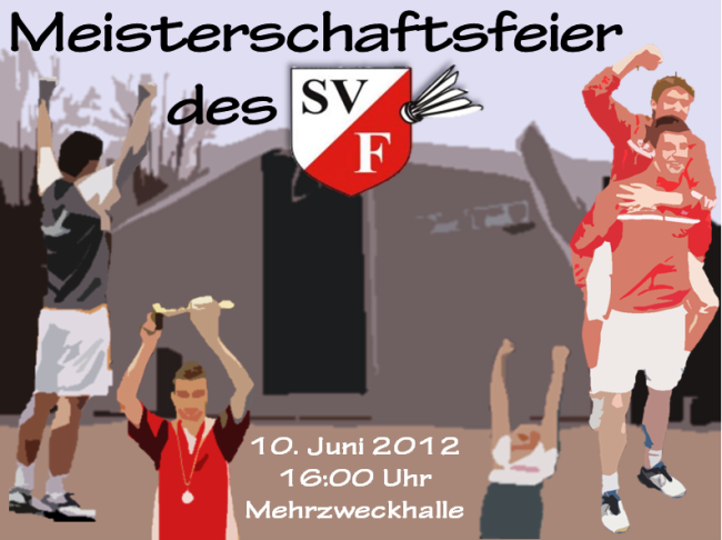 Meisterschaftsfeier 2012 in der Mehrzweckhalle Fischbach