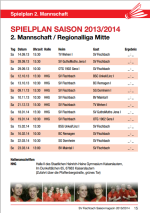 Saisonmagazin 2013/2014 SV Fischbach Badminton