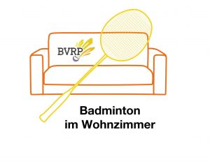 Badmintontraining im Wohnzimmer Logo 300x238